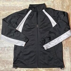 Badger Sport big boys polyester zip up jacket. Size youth large.